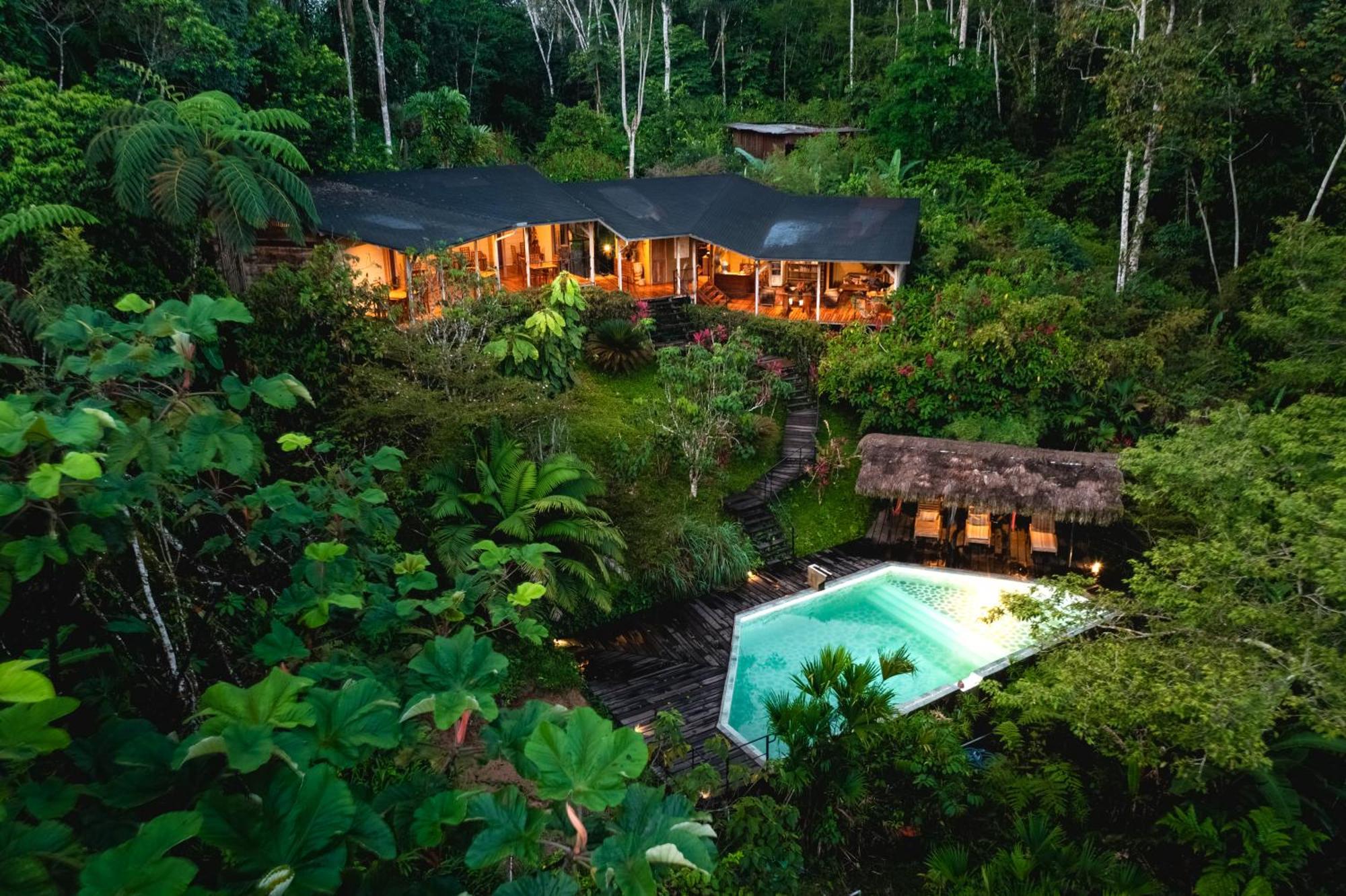 哈玛德里亚山林小屋 Puerto Misahuallí 外观 照片